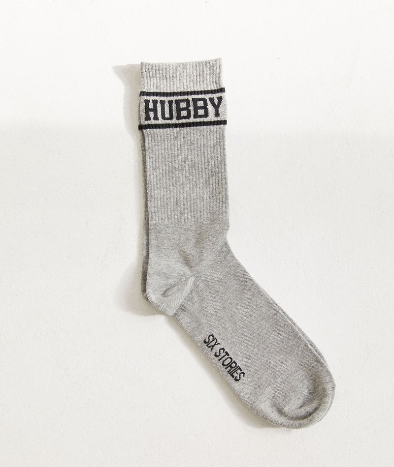 Hubby Socks - Grey Marl