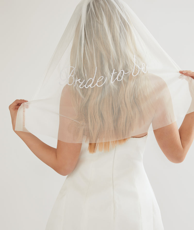 Bride To Be Tulle Veil