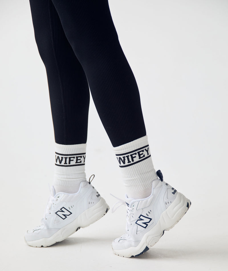 Wifey Socks - Black