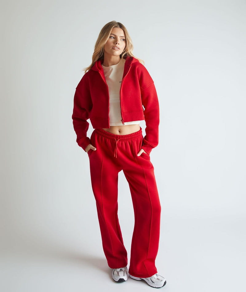 Relaxed Sweatpants - Red