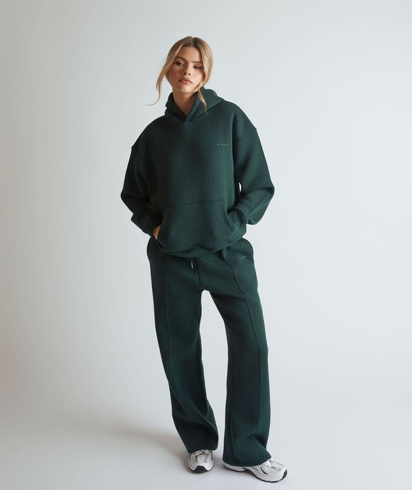 Relaxed Hoodie - Forest Green