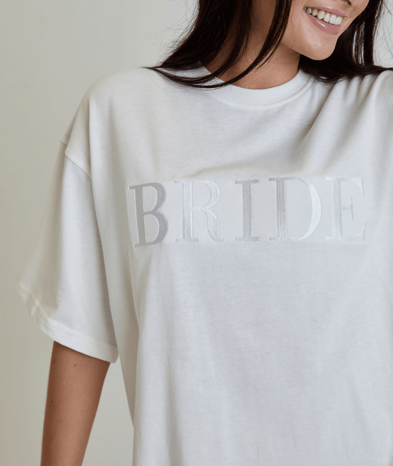 Bride Statement Tee - All White