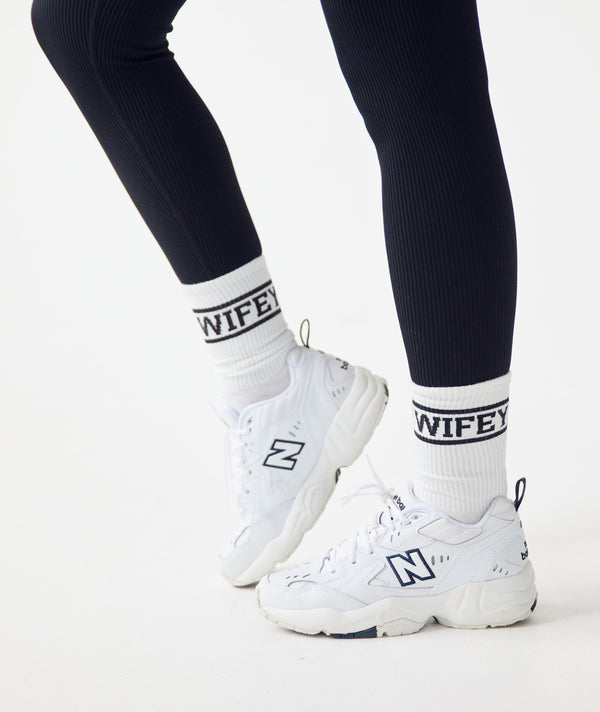 Wifey Socks - Black