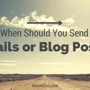 when should you send emails or publish blog posts?
